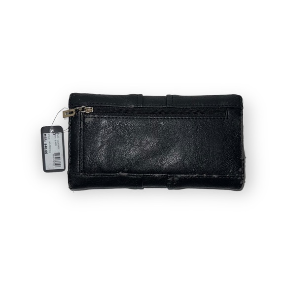 GUESS Pleather Black Studded Wallet - Picture 2 of 5